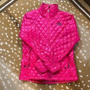 The North Face Fuchsia Quilted Jacket